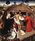 Rogier van der Weyden Entombment of Christ painting